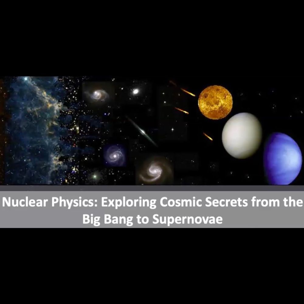 Nuclear Astrophysics – Prof Christian Iliadis