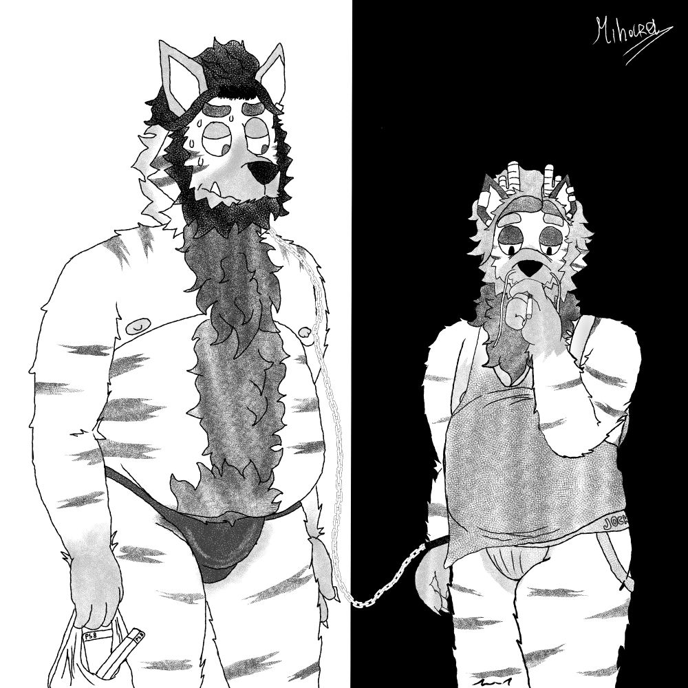 The Money Store album cover drawover but there is Reiko(on the left) and Mihara (on the right).