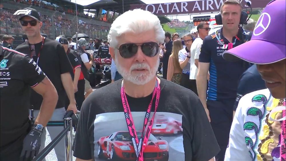 George Lucas, being old and cool, unbrainrotted by the 21st century.