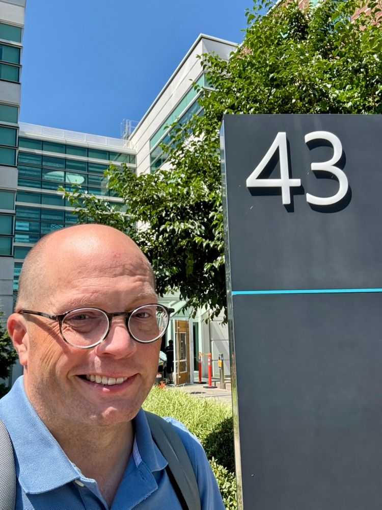 Me standing outside building 43 
