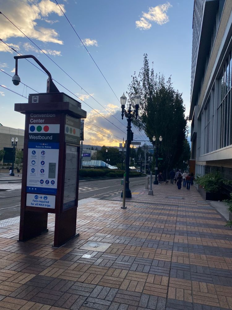An empty Portland street