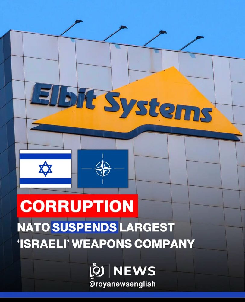 Elbit Systems
CORRUPTION
NATO SUSPENDS LARGEST
'ISRAELI' WEAPONS COMPANY