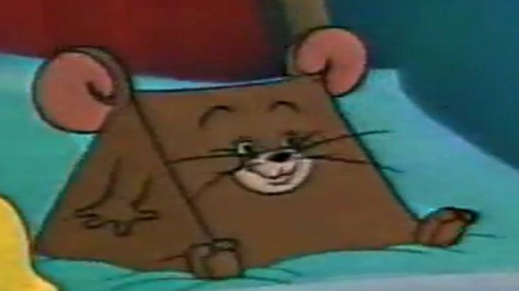 jerry cartoon mouse shaped like a wedge of cheese