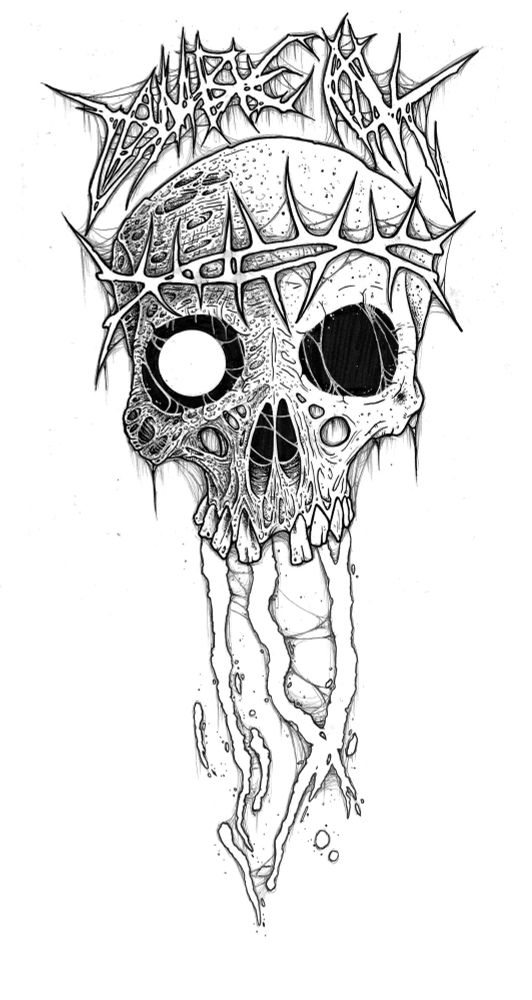 The skull of the zombie king 