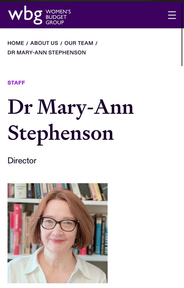 Mary-Ann Stephenson - New EHRC Chair TERF - Director of Women’s Budget Group.