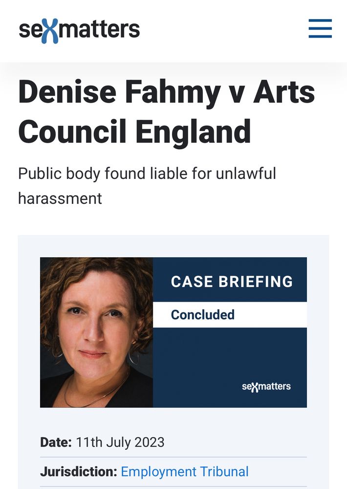 Oh look, Denise Fahmy was a ‘gender critical’ transphobe who fronted a legal case supported by anti-trans hate group ‘Sex Matters’ 