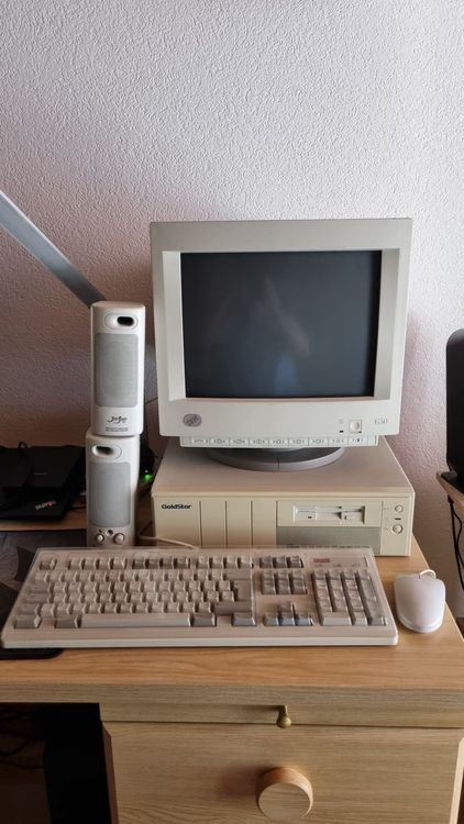 A picture of a GoldStar 286 PC.