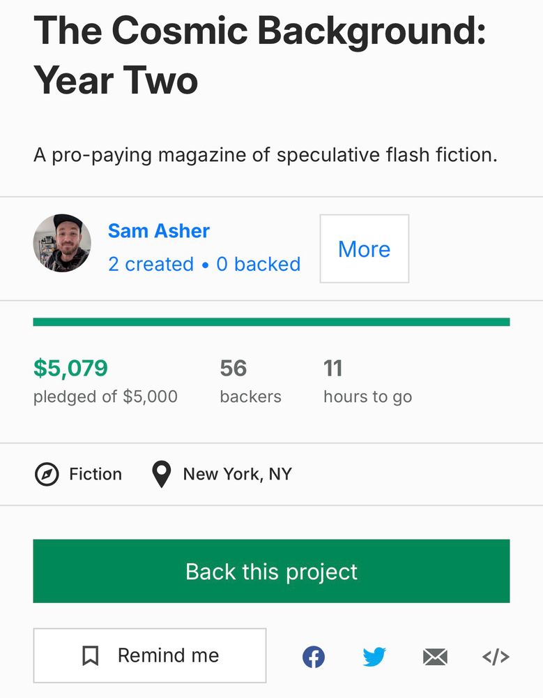 We did it! We still have 11 hours to go, so grab those fortune teller cards and books and swag while you can! 