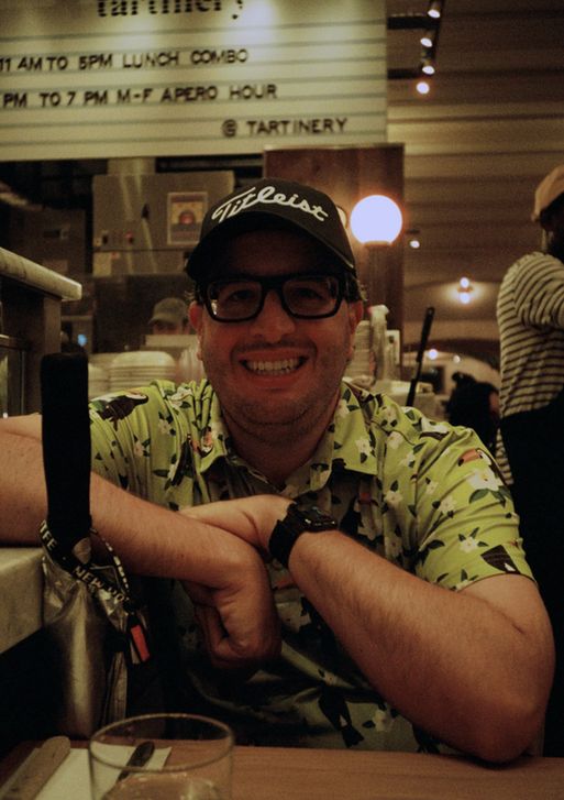 Lickability's Tom at the Vibe Coding Catfe cafe cart