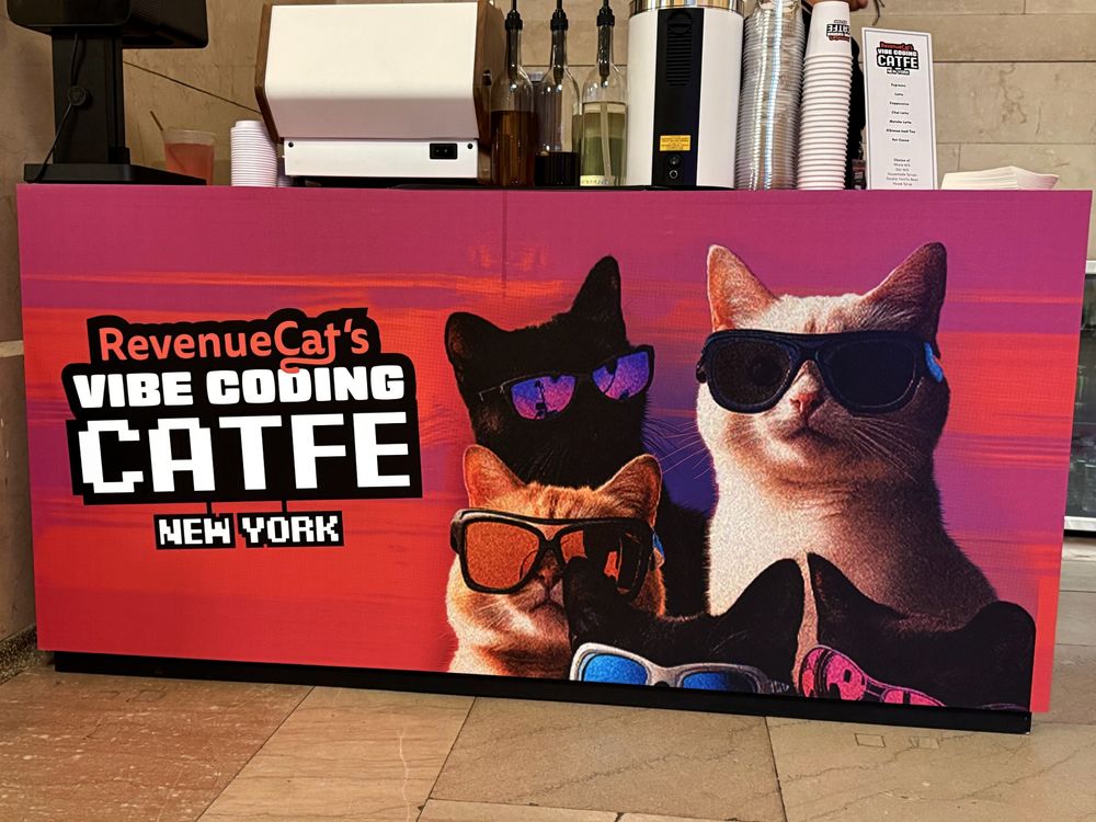Revenue Cat's Vibe Coding Catfe - Cafe cart!