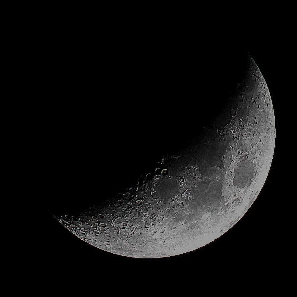 The Moon on a dark background.