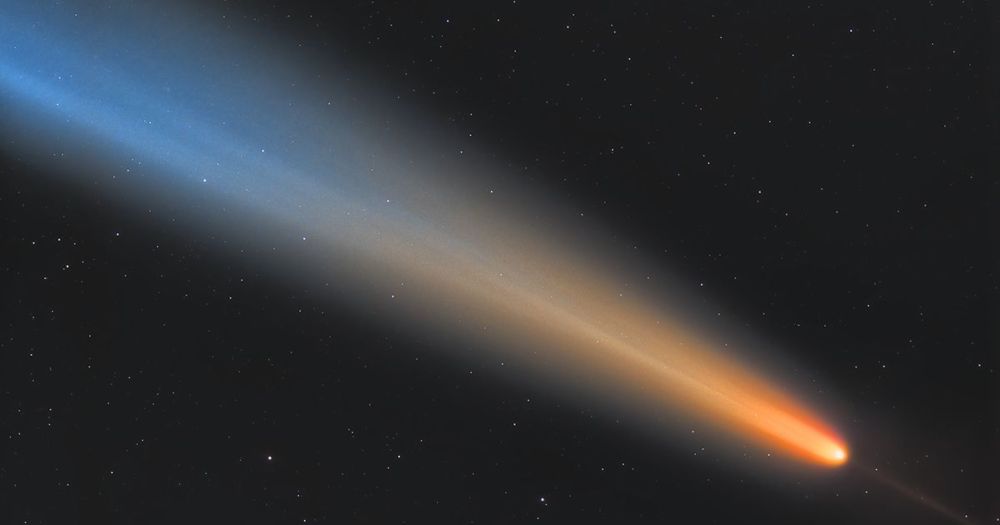 Astrophotographer climbs Mount Etna to capture jaw-dropping image of Comet C/2023 A3