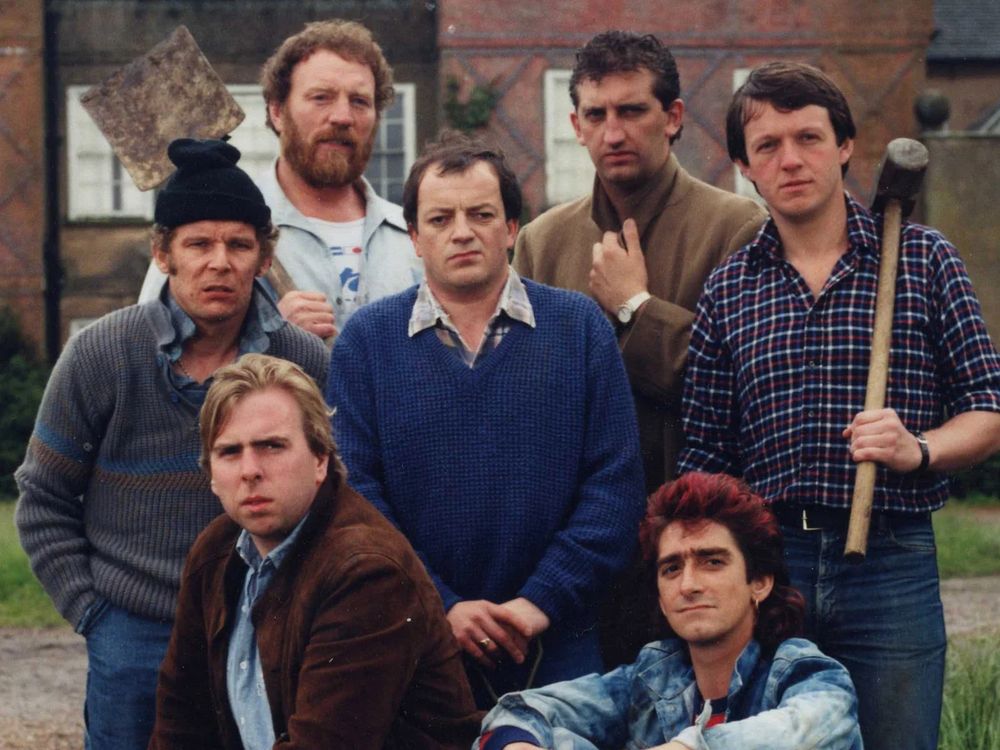 The cast of classic UK comedy-drama Auf Wiedersehen, Pet