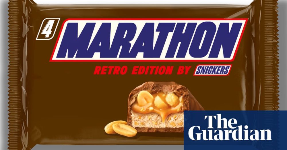 Mars brings Marathon name back in UK as nostalgia rises for retro sweets