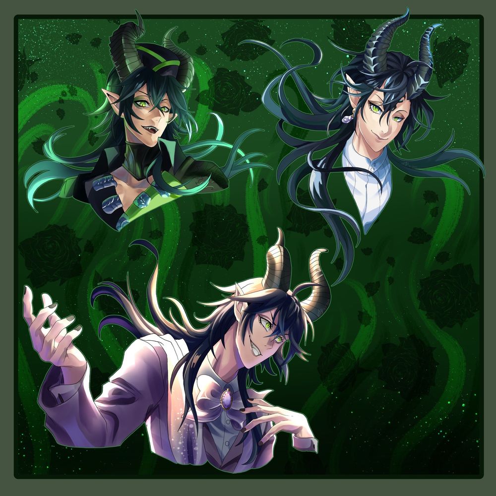 Somehow my studies of Malleus (or rather, the coloring) is my most popular one so far lmfao