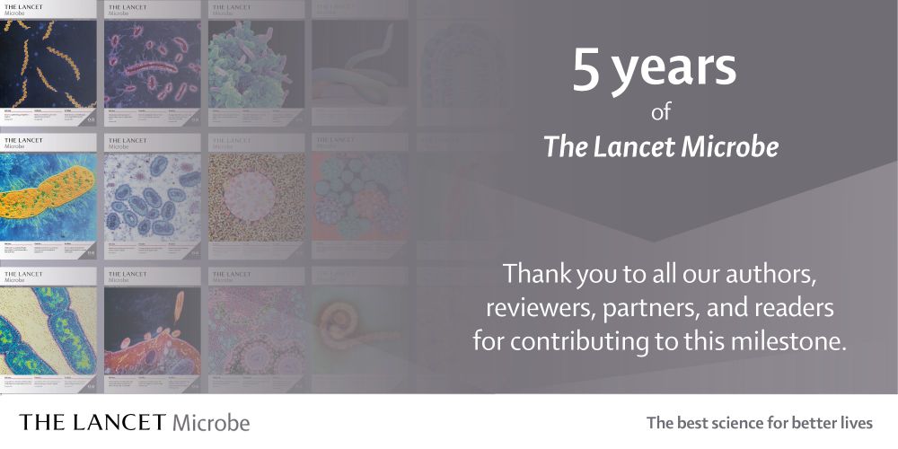 Thank you to all our authors, reviewers, partners, and readers for contributing to the first 5 years of The Lancet Microbe.