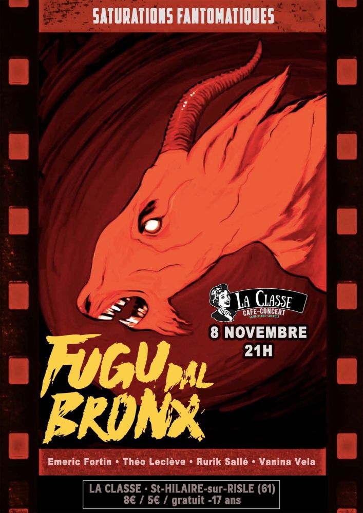 Fugu Dal Bronx de retour sur scène : on sera à La Classe à st Hilaire sur risle (61) le 8 novembre ! Fuck yeah !

Vanina Vela : violon 
Rurik Sallé : guitare
Théo Lecleve : basse
Emeric Fortin : batterie

● Le nouveau titre de Fugu, "Le Grand siècle", est sur le vinyle "Abus de Soufre" (Distornoïz/Deviation Records), chez tous les disquaires et sur https://fugudalbronx.bandcamp.com/ & www.distore.fr
● Le titre est en écoute ici : https://fugudalbronx.bandcamp.com/track/fugu-dal-bronx-le-grand-si-cle

-
Dessin : Geoffroy Monde 
Logo : Clément Deneux 
Étalonnage : Laurent Assuid