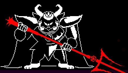 Undertale Asgore battle sprite
