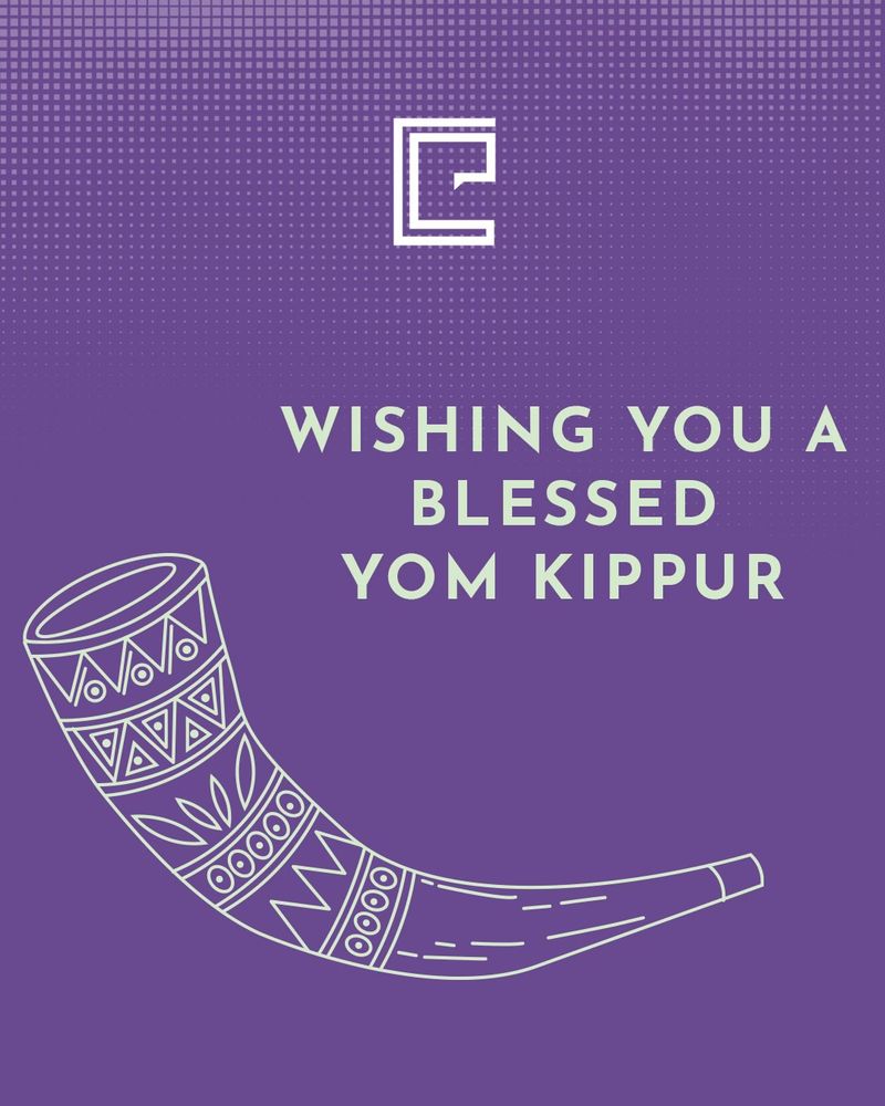 Wishing you a blessed Yom Kippur.