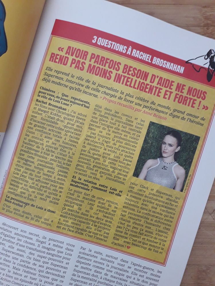Chimères n°3, encadré "3 questions à Rachel Brosnahan"