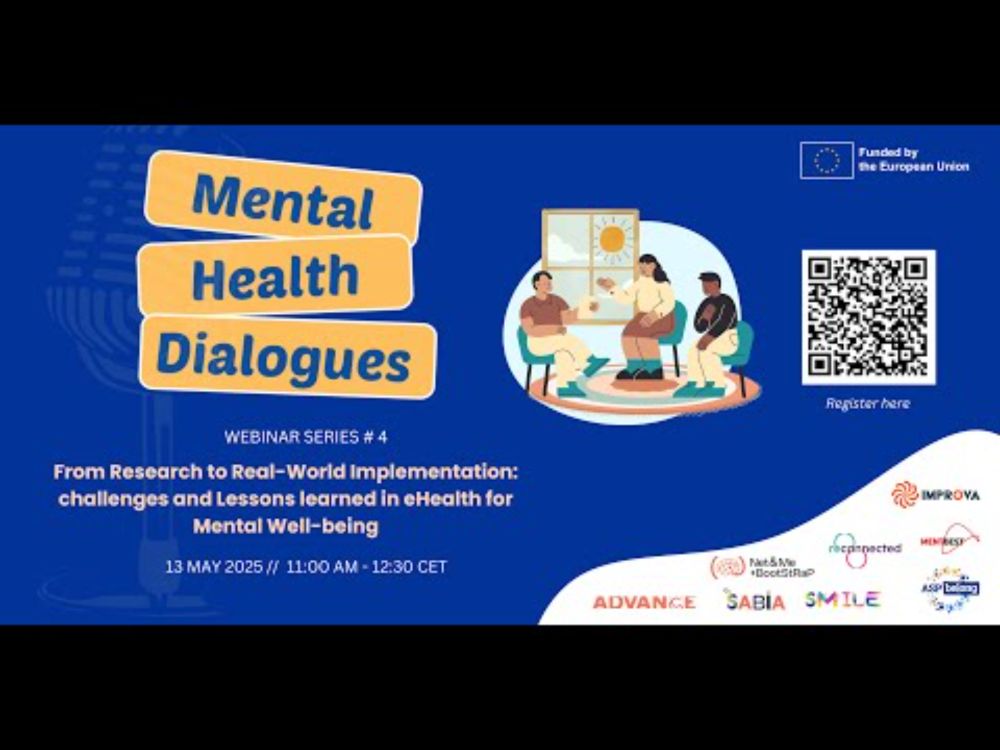 Join Webinar#4 From Research to Implementation: Challenges & Lessons in eHealth for Mental Wellbeing