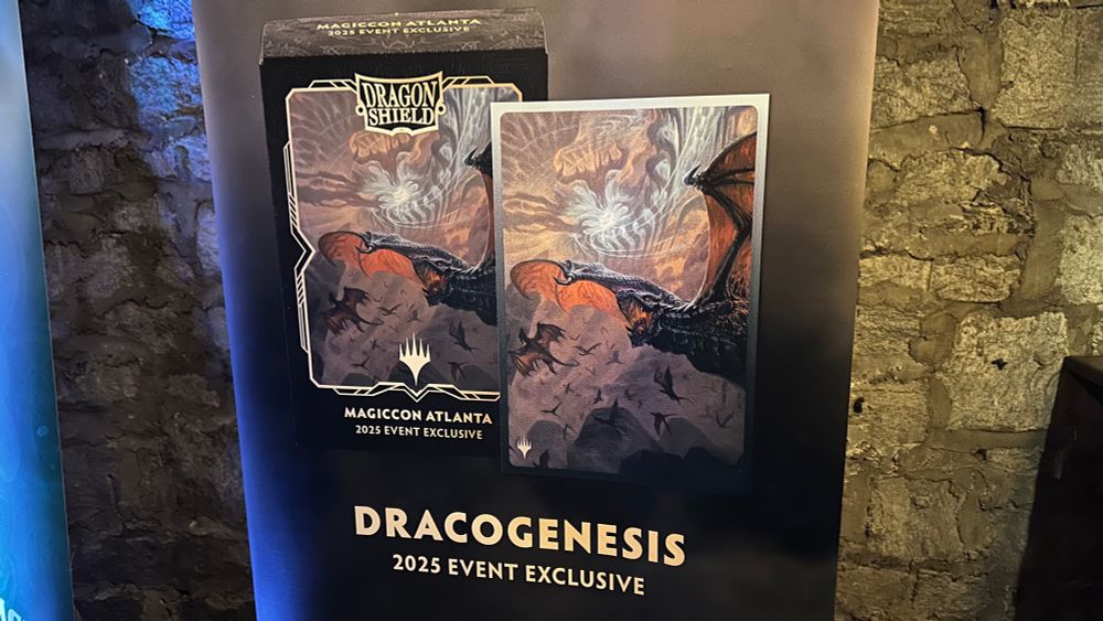 MagicCon exclusive Dracogenesis card sleeves