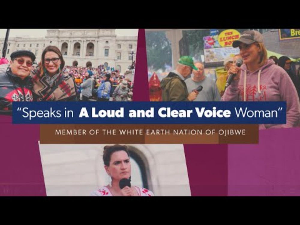 Peggy Flanagan for MN - Speaks in a Loud and Clear Voice Woman