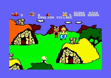 Image tirée du jeu Astérix and the Magic Cauldron sur Amstrad CPC
