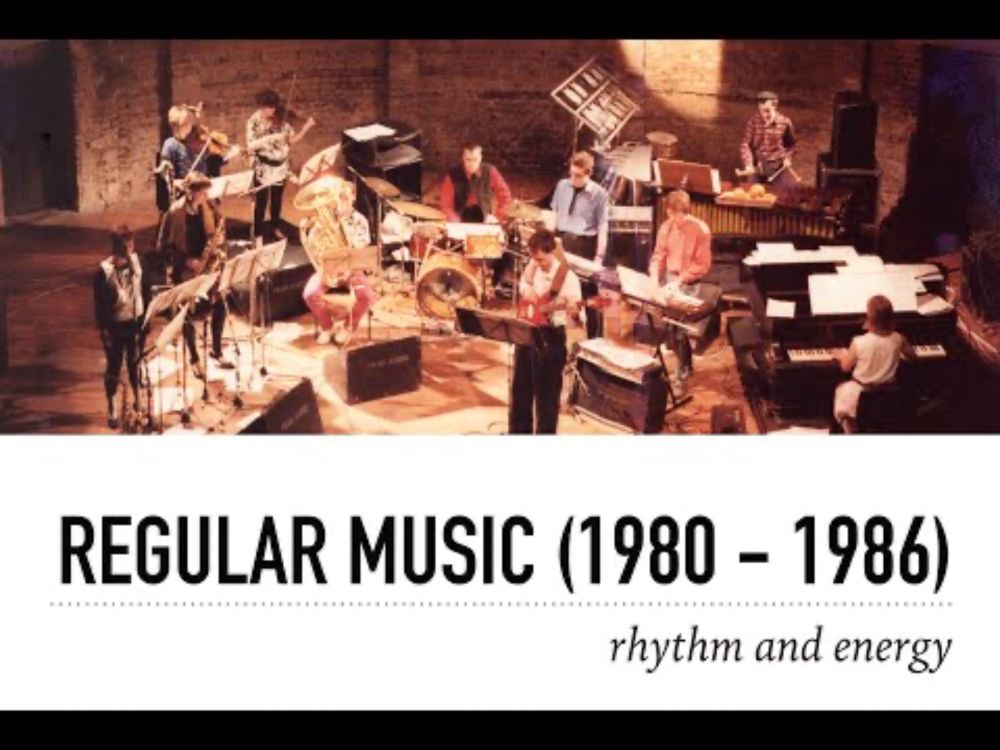 Regular Music (1980-1986) rhythm and energy