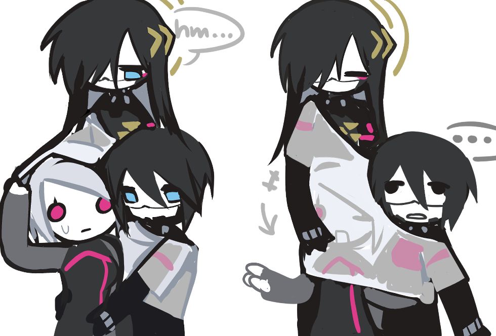 falke evil cat energy that breaks all of elster's belongings specifically, i drew this doodle a long time ago lol
