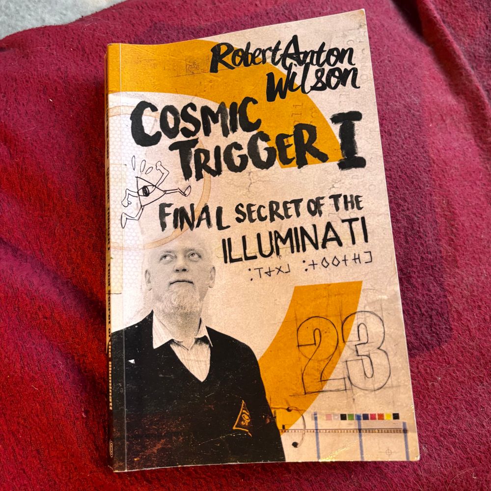 Cover of RAW’s “Cosmic Trigger I”