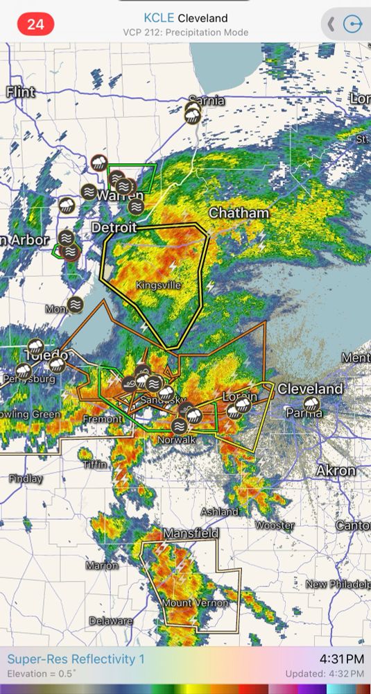 Radar for Cleveland area