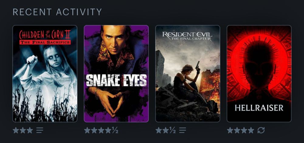 Children of the Corn II: Get Outta My Dreams & Into Micah Nicholas Cage is or maybe has Snake Eyes Resident Evil’s Final Chapter except the reboot Hellraiser requel