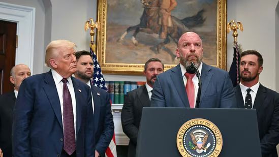 triple h at trumps make america healthy again bullshit