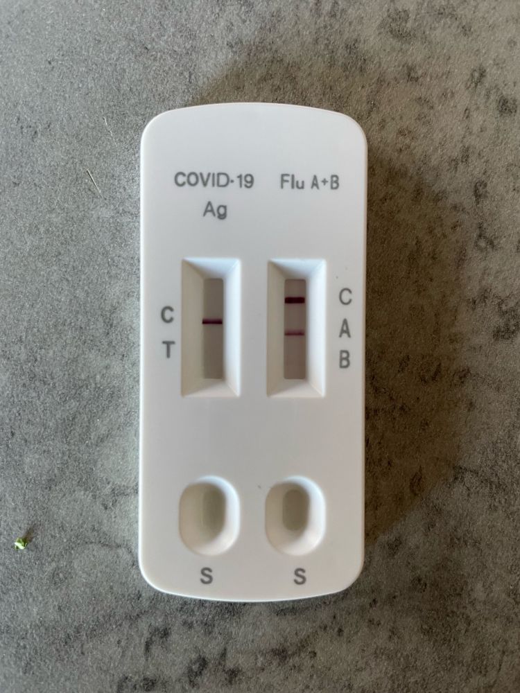 Test grippe A positif