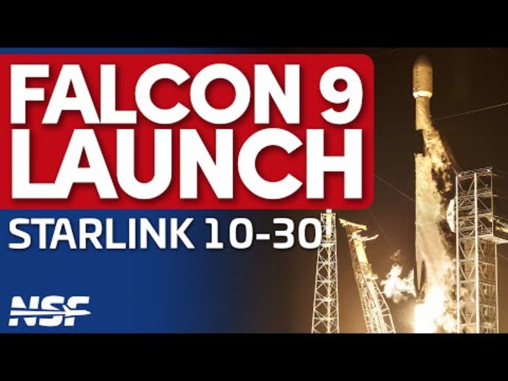 🚀 SpaceX Falcon 9 Launches Starlink 10-30 Mission