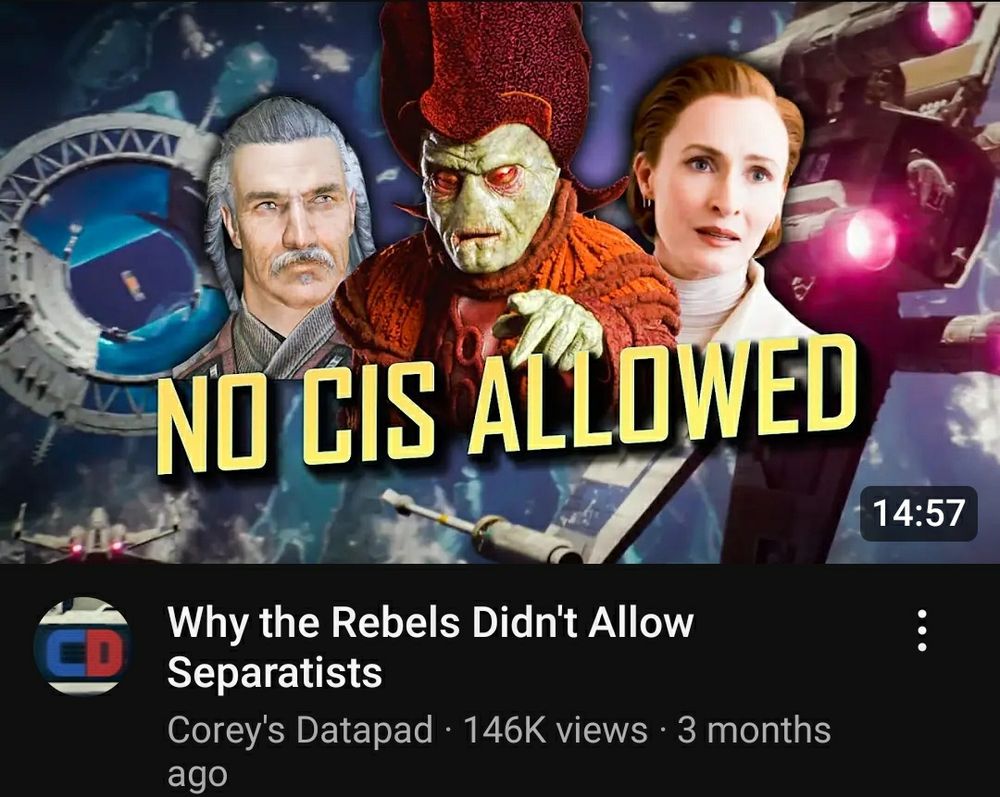 For context: "CIS" in the Star Wars Universe is an Acronym for "Confederacy of Independent Systems", but like...c'mon.