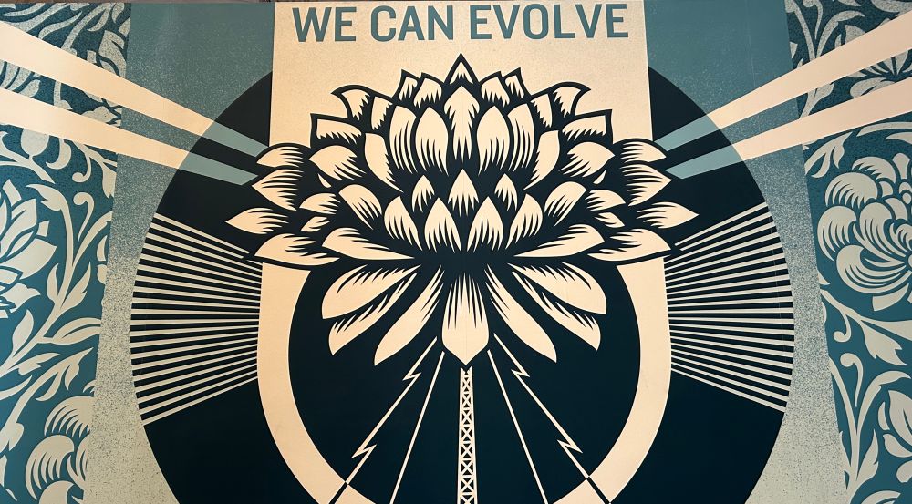 Poster adversities exhibit at Paris City Hall
