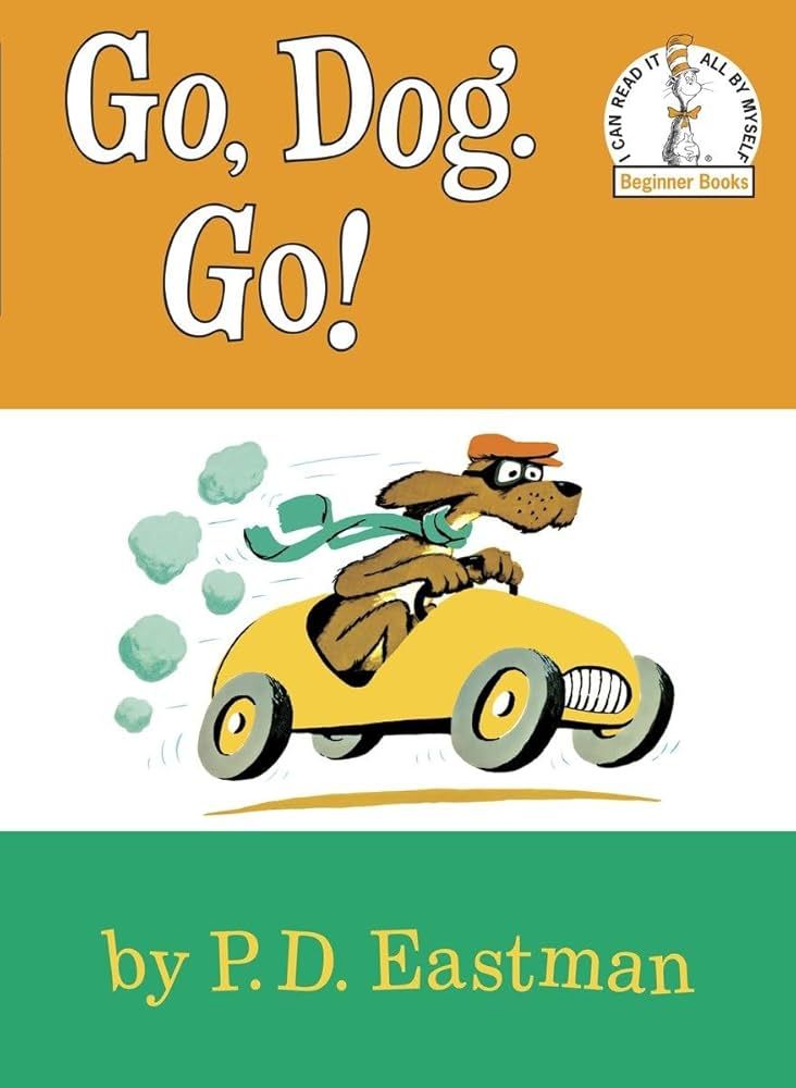 Book entitled Go Dog Go