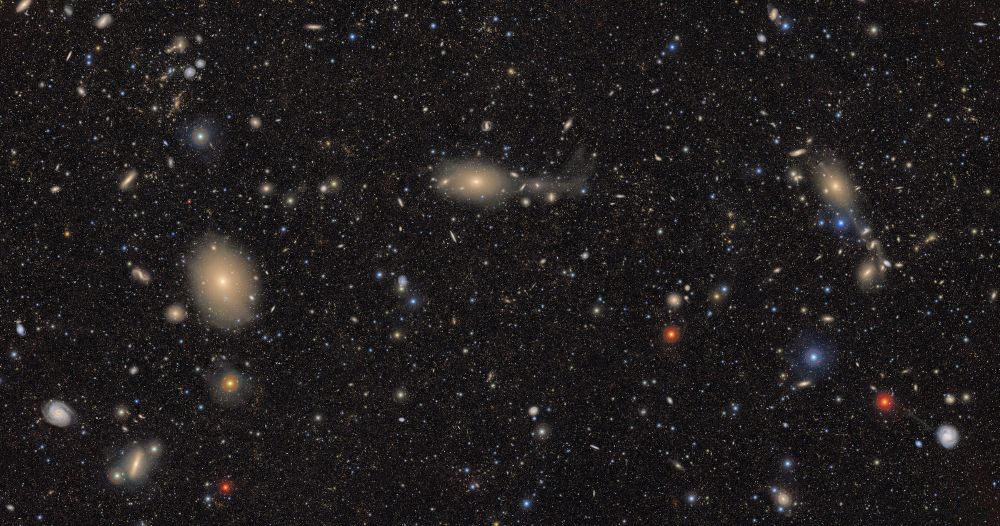 Made from over 1100 images captured by NSF-DOE Vera C. Rubin Observatory, this image contains an immense variety of objects, demonstrating the broad range of science Rubin will transform with its 10-year Legacy Survey of Space and Time. The image includes about 10 million galaxies, roughly .05% of the approximately 20 billion galaxies Rubin Observatory will capture over the next decade.