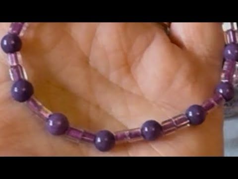 How to make a Bracelet with Elastic & Beads