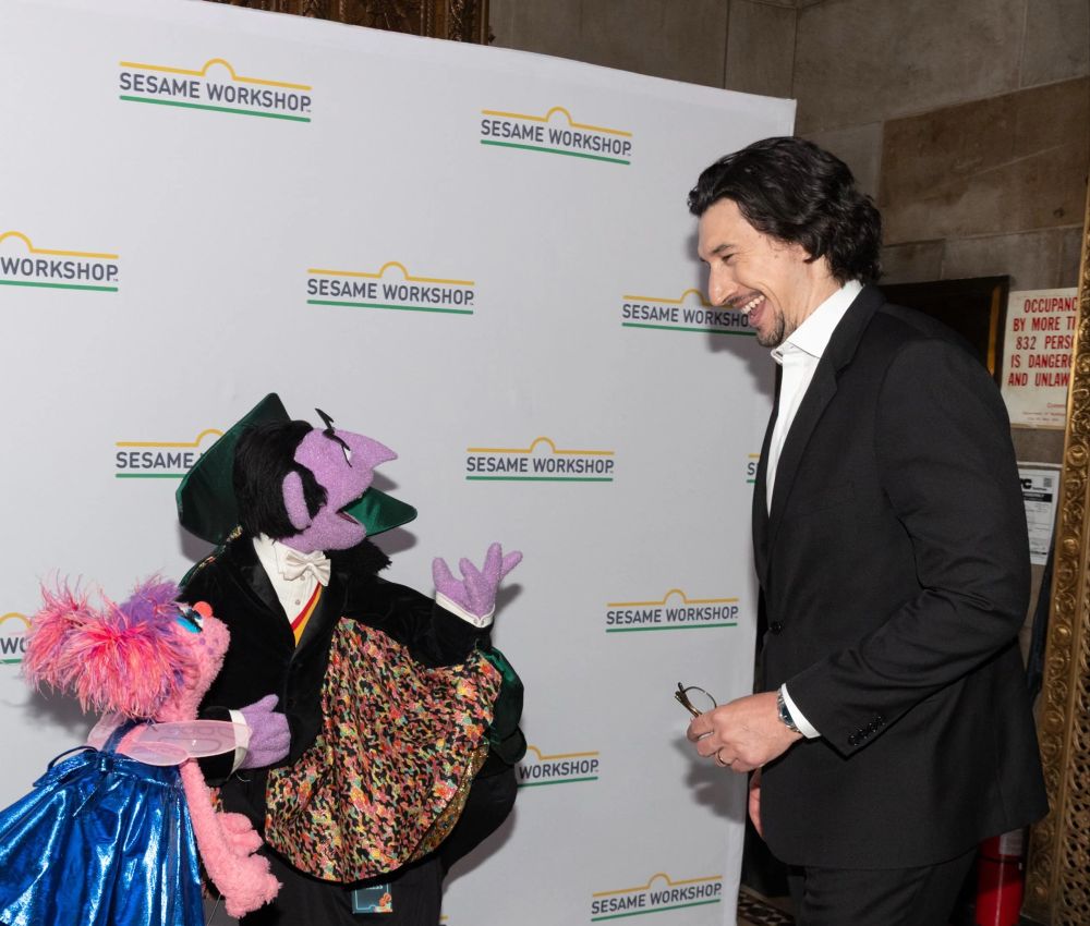 adam driver meeting abby cadabby and the count