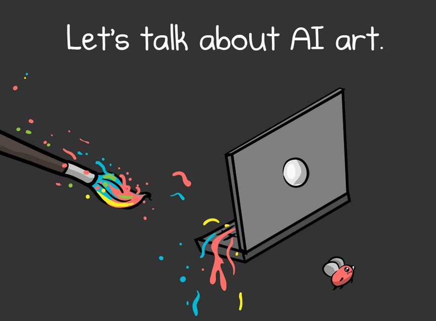 Image from comic: Let's Talk About AI Art