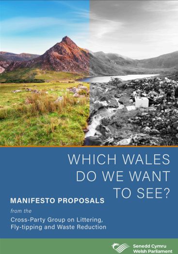 Front page of manifesto proposals booklet titled "Which Wales do we want to see?"