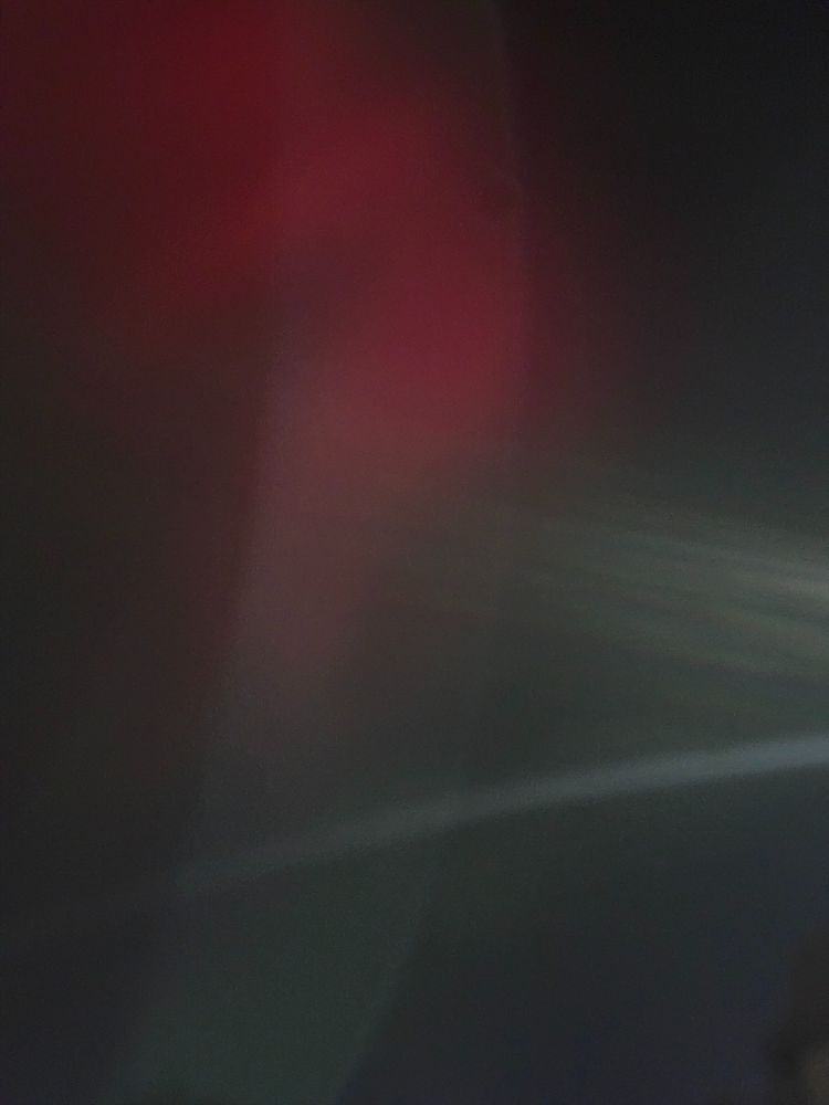 Northern lights outside my apartment, not localized in my kitchen