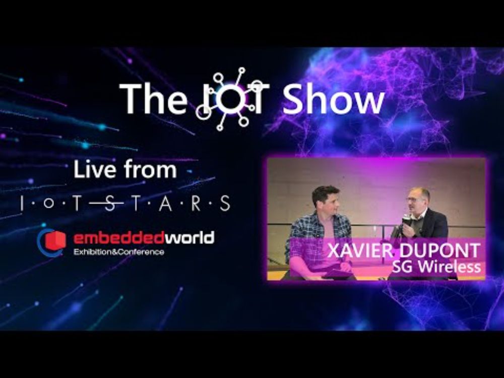 IoT Show live at IoT Stars EW25 with Xavier Dupont