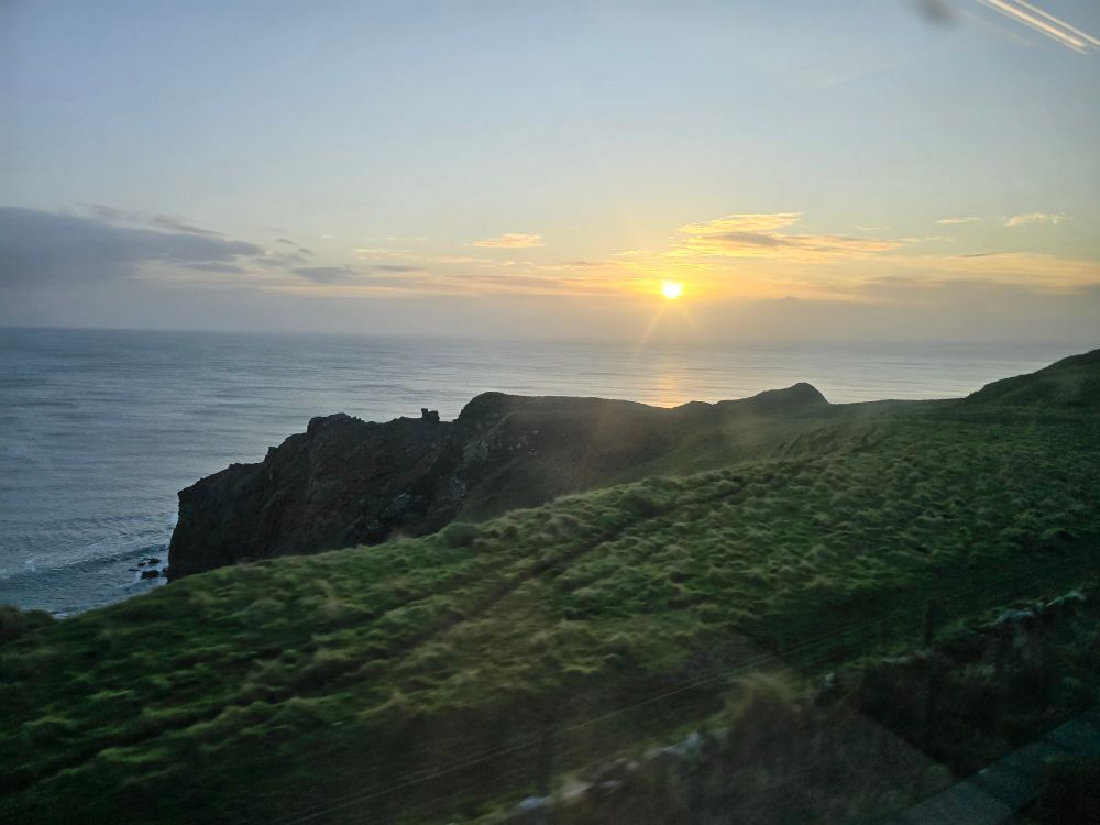 East coast view of sea outside Berwick