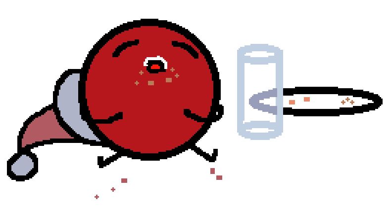 He is going to regret that. An anthropomorphic Tomato lays on the floor, hands on belly. An empty glass of milk and a plate with nothing but cookie crumbs next to him. 
