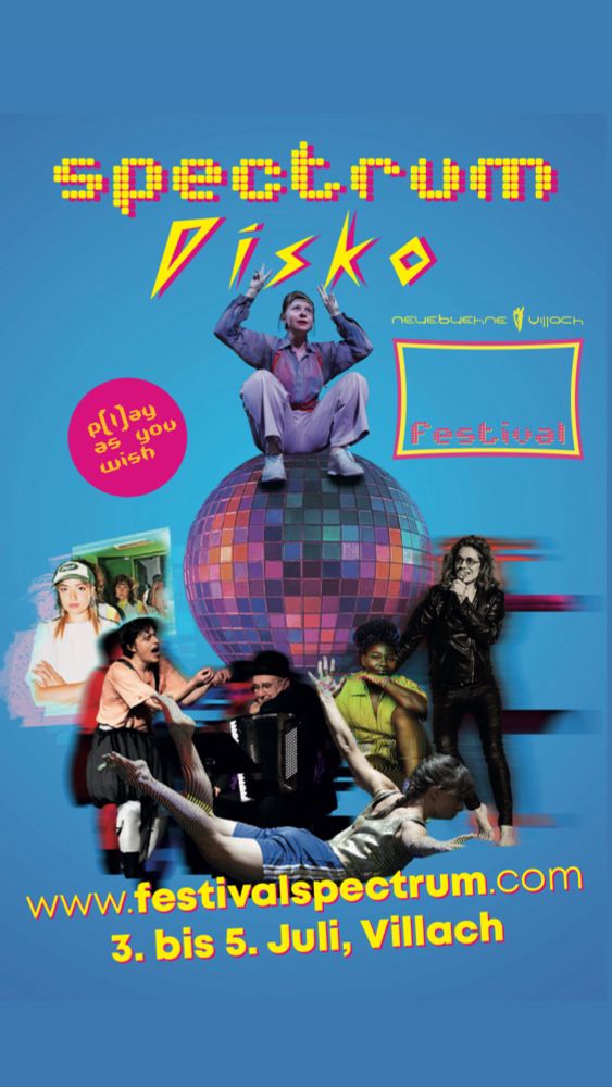 plakat spectrum.disko - festival @villach 3. - 5. july