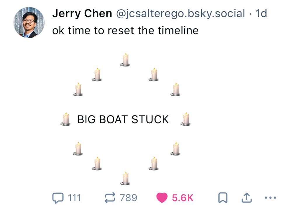 Jerry posting in hopes of a big boat stuck